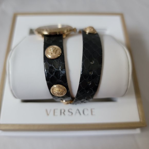 Versace Medusa Stud Icon Wrap Watch - Picture 9 of 13